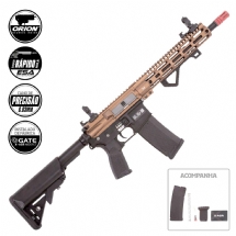 Rifle de Airsoft AEG M4 Carbine Long M-Lok SA-E20 Half Bronze EDGE E-Series - Specna Arms
